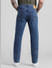 Blue Low Rise Washed Ben Skinny Jeans_410891+3