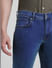 Blue Low Rise Washed Ben Skinny Jeans_410891+4