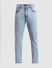 Light Blue Low Rise Washed Ben Skinny Jeans_410892+6