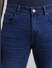 Dark Blue Low Rise Washed Ben Skinny Jeans_410894+4