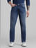 Blue Low Rise Washed Ben Skinny Jeans_410897+1