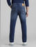Blue Low Rise Washed Ben Skinny Jeans_410897+3
