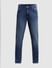 Blue Low Rise Washed Ben Skinny Jeans_410897+6
