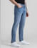 Light Blue Low Rise Washed Ben Skinny Jeans_410898+2