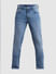 Light Blue Low Rise Washed Ben Skinny Jeans_410898+6