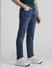 Blue Low Rise Washed Ben Skinny Jeans_410901+2