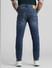 Blue Low Rise Washed Ben Skinny Jeans_410901+3