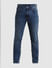Blue Low Rise Washed Ben Skinny Jeans_410901+6