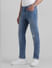 Light Blue Low Rise Distressed Glenn Slim Fit Jeans_410906+2