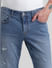 Light Blue Low Rise Distressed Glenn Slim Fit Jeans_410906+4