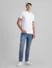 Light Blue Low Rise Distressed Glenn Slim Fit Jeans_410906+5
