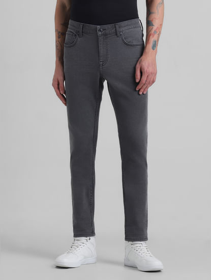 Grey Low Rise Glenn Slim Fit Jeans