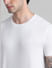 White Logo Branding Crew Neck T-shirt_410917+5