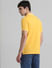 Yellow Contrast Tipping Polo T-shirt_410925+4