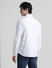 White Cotton Full Sleeves Shirt_410943+4