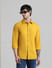 Mustard Cotton Full Sleeves Shirt_410944+1