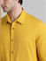 Mustard Cotton Full Sleeves Shirt_410944+5