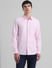 Light Pink Cotton Full Sleeves Shirt_410946+2