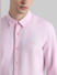 Light Pink Cotton Full Sleeves Shirt_410946+5