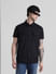 Black Drop Shoulder Shirt_410950+1