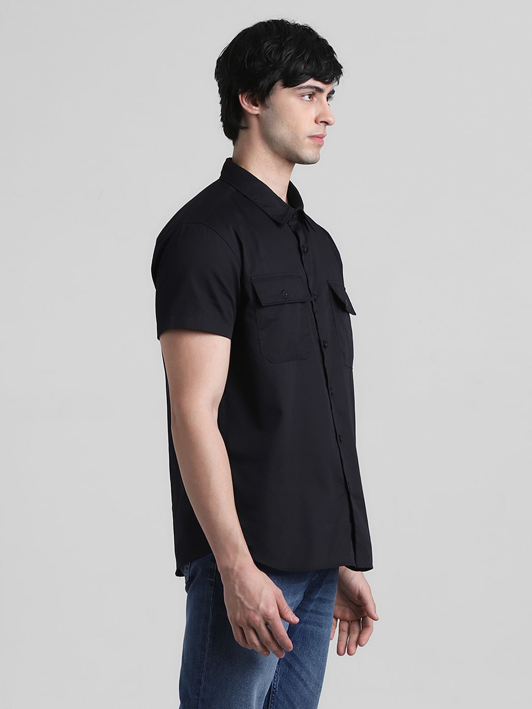 Dropped shoulder online shirt