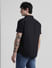 Black Drop Shoulder Shirt_410950+4