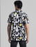 Black Abstract Print Shirt_410957+4