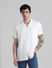 White Resort Collar Shirt_410958+1