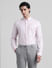 Lavender Cotton Full Sleeves Shirt_410969+2