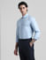 Blue Formal Full Sleeves Shirt_410970+3