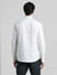 White Jacquard Slim Fit Shirt_410972+4