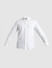 White Jacquard Slim Fit Shirt_410972+7