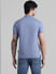 Blue Contrast Tipping Polo T-shirt_410975+4
