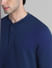Navy Blue Henley T-shirt_410976+5