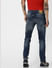 Blue Low Rise Indigo Knit Ben Skinny Jeans