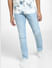 Light Blue Mid Rise Clark Regular Fit Jeans_405508+2
