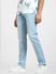 Light Blue Mid Rise Clark Regular Fit Jeans_405508+3
