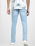 Light Blue Mid Rise Clark Regular Fit Jeans_405508+4