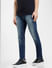 Blue Low Rise Washed Ben Skinny Jeans_405503+3