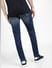 Blue Low Rise Washed Ben Skinny Jeans_405503+4