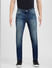Blue Low Rise Washed Ben Skinny Jeans_405503+6