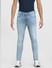 Blue Low Rise Washed Ben Skinny Jeans_405500+6