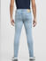 Blue Low Rise Washed Ben Skinny Jeans_405500+7