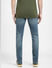 Blue Low Rise Washed Ben Skinny Jeans_405495+4