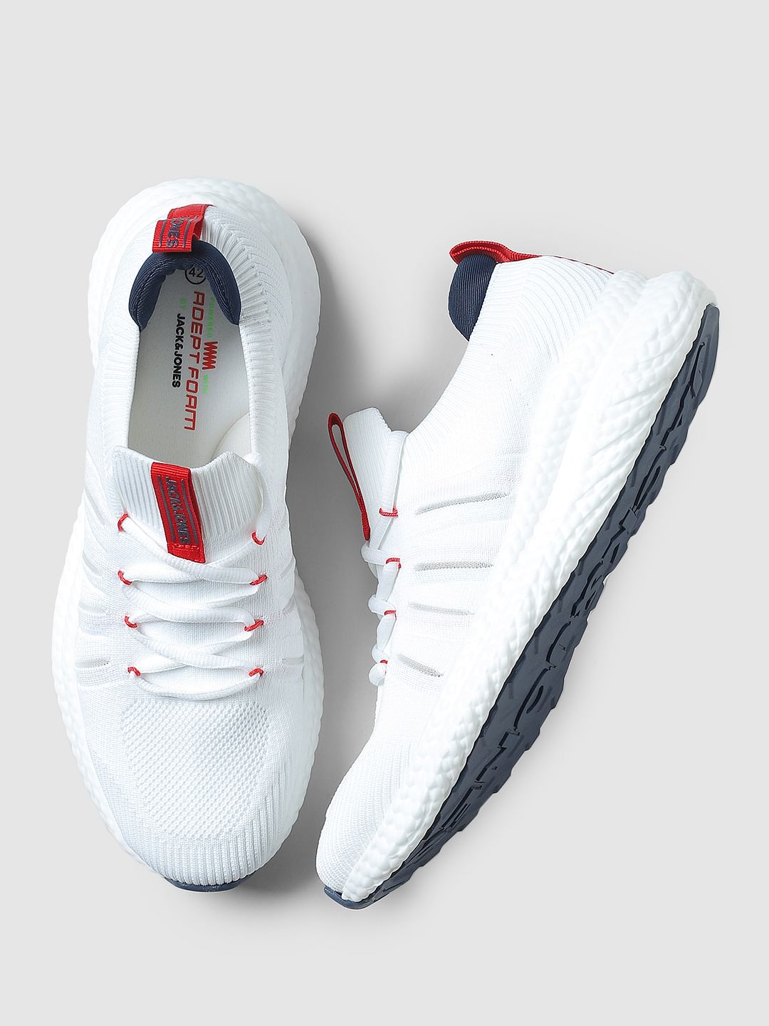 Jack and jones online witte sneakers