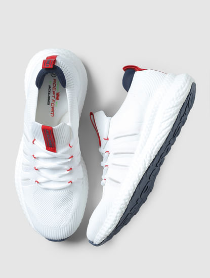White Slip-On Sneakers