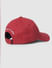 Boys Red Logo Print Baseball Cap_405567+5
