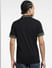 Black Logo Print Polo T-shirt_405514+4