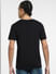 Black Logo Print Crew Neck T-shirt_405516+4