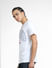 White Logo Print Crew Neck T-shirt_405517+3